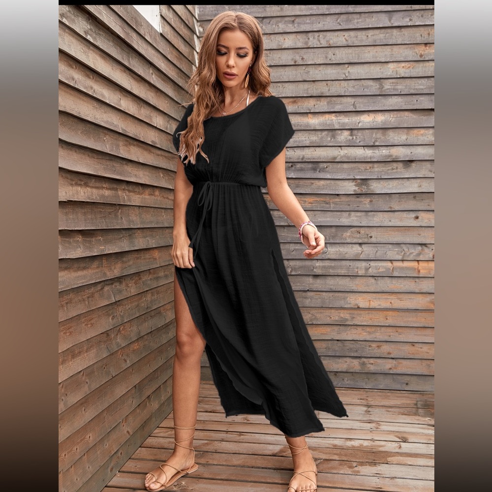 Split Thigh Swim Coverup